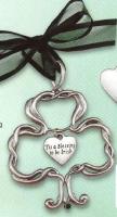 METAL SHAMROCK HANGING